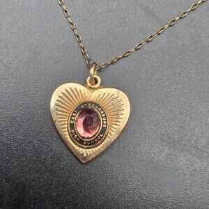10K Gold Filled Vintage Class Pendant Necklace East Stroudsburg High School